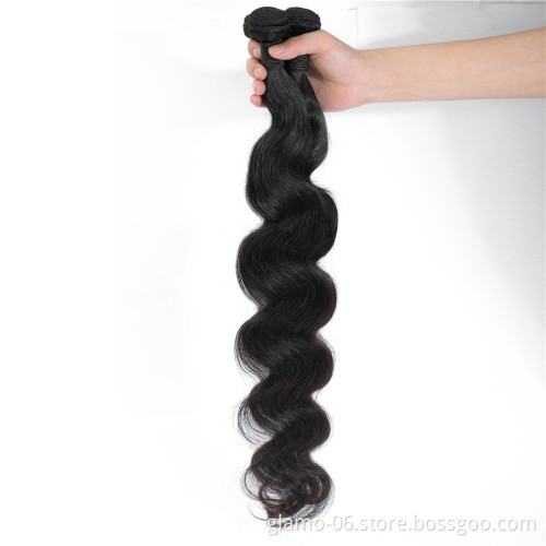 Natural Color loose deep Wave Peruvian Virgin Hair 100% Human Hair Weave Bundle Can be Dyed/Bleached